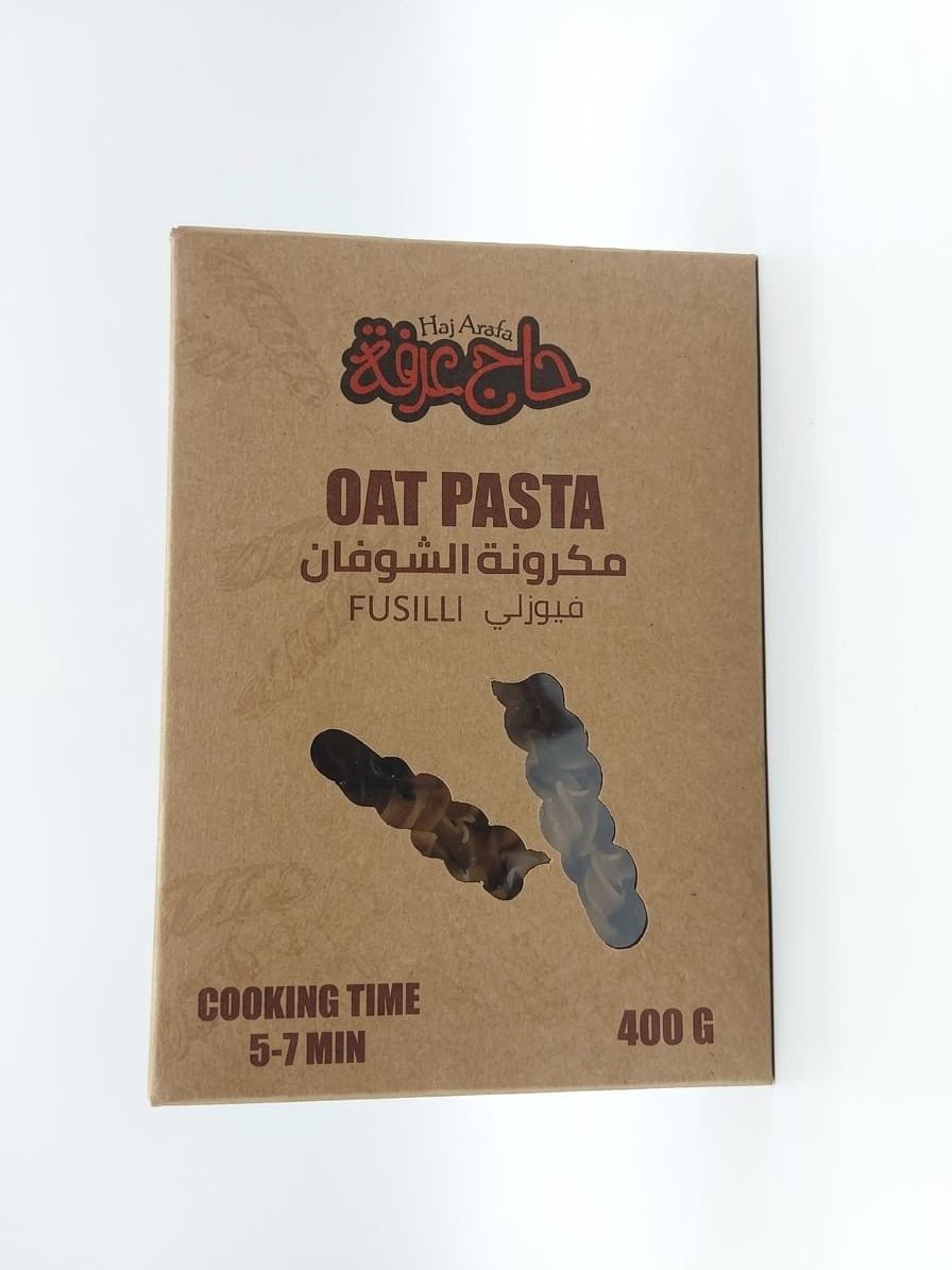 مكرونه حلزونه شوفان 400جرام حاج عرفه