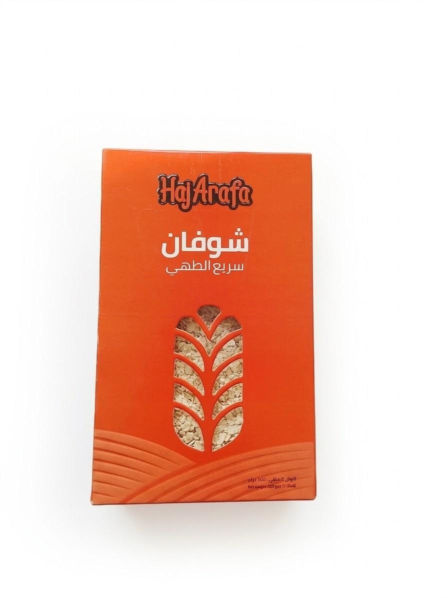 شوفان سريع التحضير 500جرام حاج عرفه